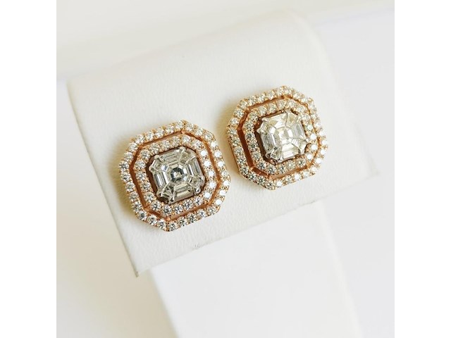 Earrings diamond - afbeelding 3 van  7