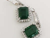 Earrings emerald - afbeelding 3 van  7