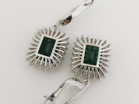 Earrings emerald - afbeelding 5 van  7