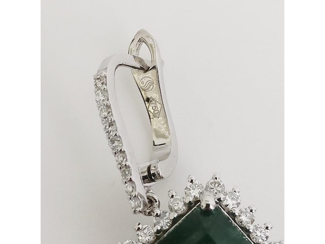 Earrings emerald - afbeelding 6 van  7