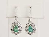 Earrings emerald - afbeelding 2 van  6