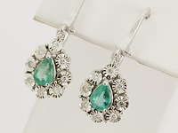 Earrings emerald - afbeelding 3 van  6