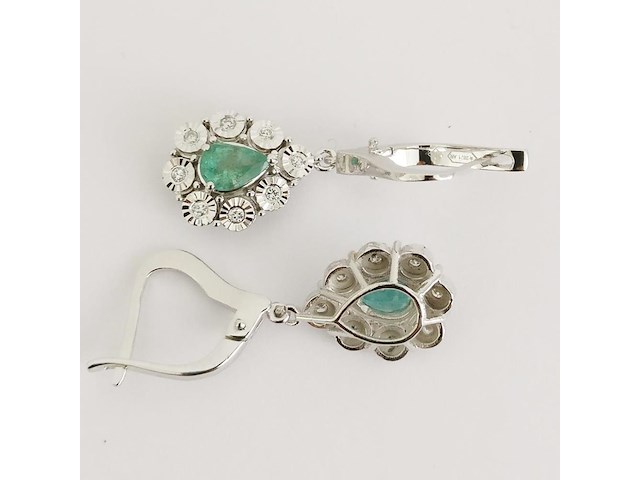 Earrings emerald - afbeelding 6 van  6