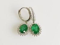Earrings emerald - afbeelding 1 van  6
