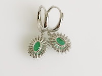 Earrings emerald - afbeelding 3 van  6
