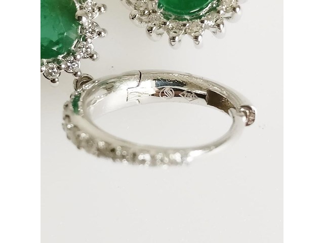 Earrings emerald - afbeelding 5 van  6