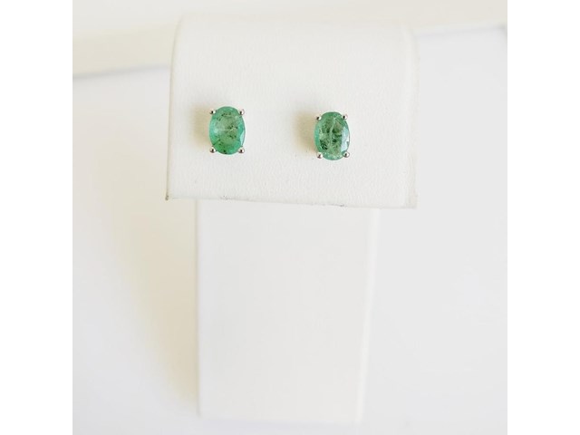 Earrings emerald - afbeelding 2 van  6