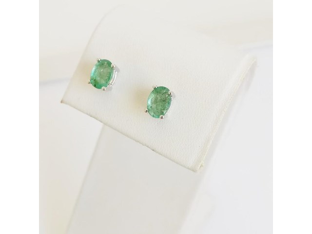 Earrings emerald - afbeelding 3 van  6