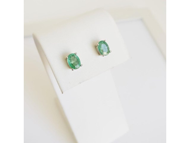 Earrings emerald - afbeelding 4 van  6