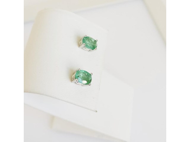 Earrings emerald - afbeelding 5 van  6