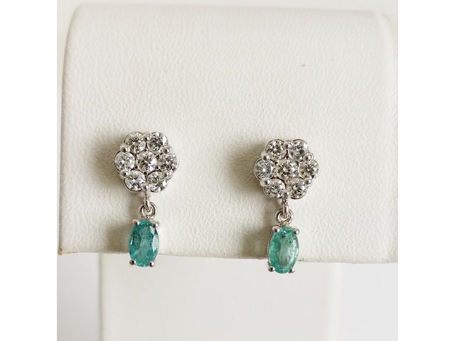 Earrings emerald - afbeelding 1 van  6