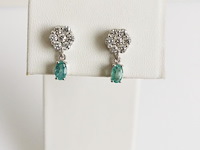 Earrings emerald - afbeelding 2 van  6