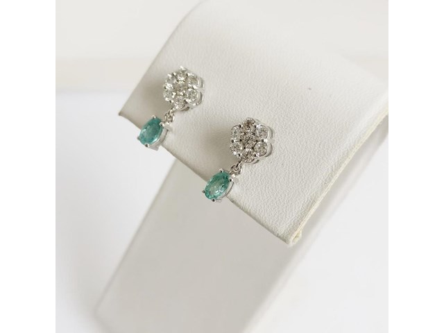Earrings emerald - afbeelding 3 van  6