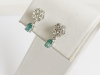 Earrings emerald - afbeelding 3 van  6