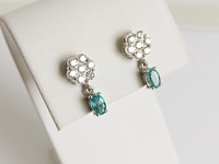 Earrings emerald - afbeelding 4 van  6
