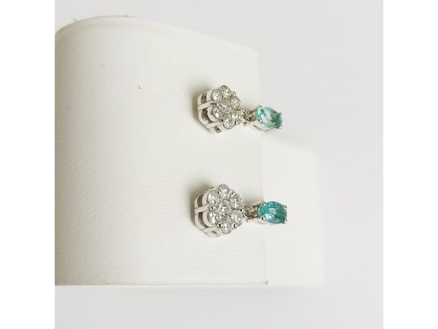 Earrings emerald - afbeelding 5 van  6