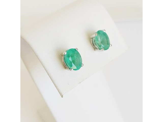 Earrings emerald - afbeelding 3 van  6