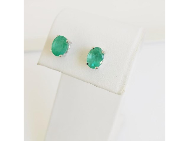Earrings emerald - afbeelding 4 van  6
