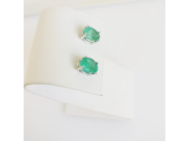 Earrings emerald - afbeelding 5 van  6