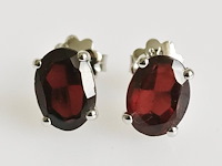 Earrings garnet - afbeelding 1 van  5