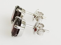 Earrings garnet - afbeelding 3 van  5