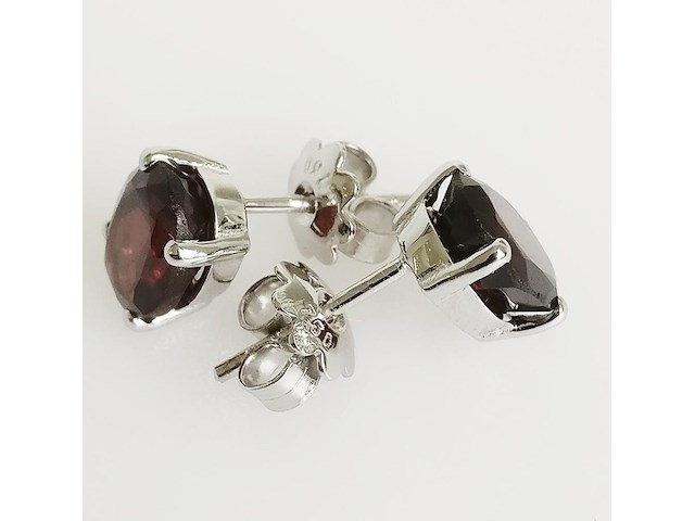 Earrings garnet - afbeelding 5 van  5