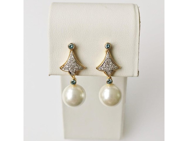 Earrings pearl - afbeelding 2 van  6