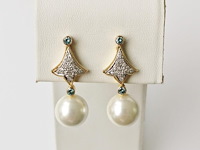 Earrings pearl - afbeelding 2 van  6