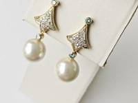Earrings pearl - afbeelding 4 van  6