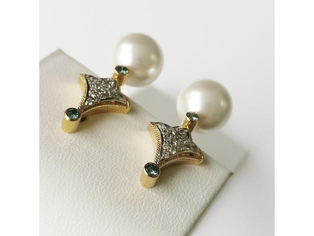 Earrings pearl - afbeelding 5 van  6
