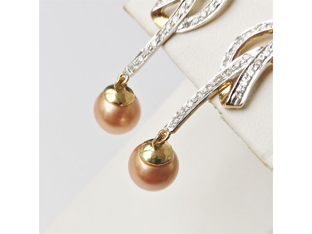 Earrings pearl - afbeelding 3 van  6
