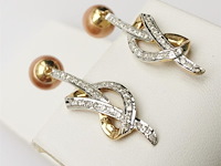 Earrings pearl - afbeelding 5 van  6
