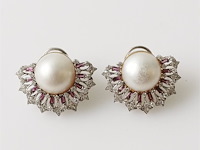 Earrings pearl - afbeelding 1 van  6