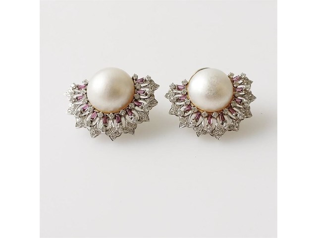 Earrings pearl - afbeelding 2 van  6