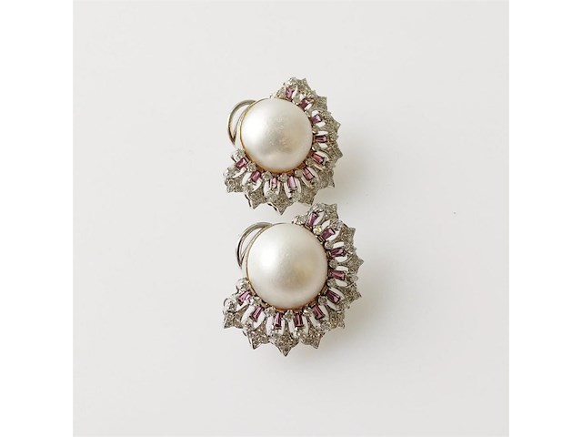 Earrings pearl - afbeelding 3 van  6
