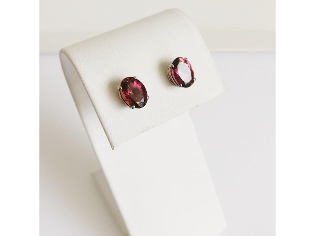 Earrings rubellite - afbeelding 3 van  6