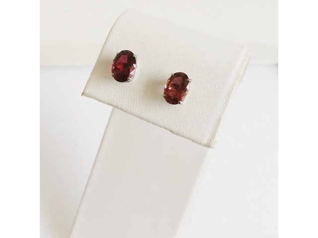 Earrings rubellite - afbeelding 4 van  6