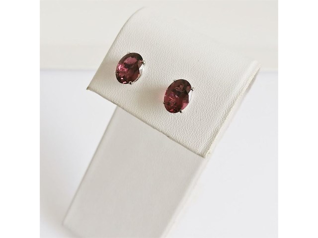 Earrings rubellite - afbeelding 3 van  7