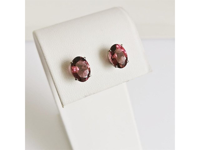 Earrings rubellite - afbeelding 4 van  7