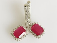 Earrings ruby - afbeelding 1 van  4