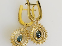 Earrings sapphire - afbeelding 3 van  5