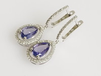 Earrings tanzanite - afbeelding 2 van  5