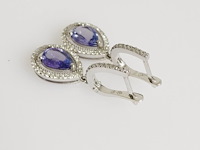 Earrings tanzanite - afbeelding 3 van  5