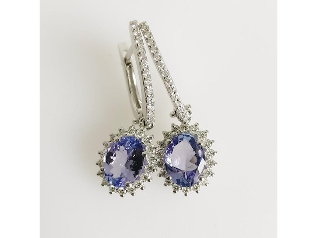Earrings tanzanite - afbeelding 1 van  7