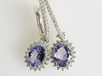 Earrings tanzanite - afbeelding 1 van  7