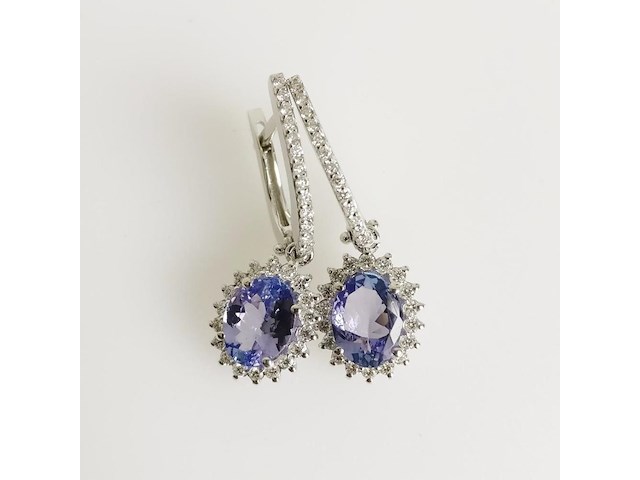 Earrings tanzanite - afbeelding 2 van  7