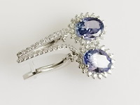 Earrings tanzanite - afbeelding 3 van  7