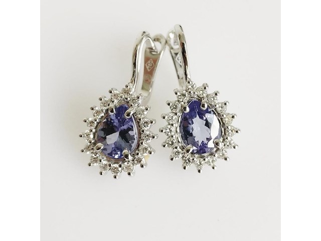 Earrings tanzanite - afbeelding 1 van  7