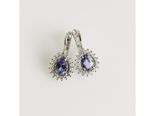 Earrings tanzanite - afbeelding 2 van  7