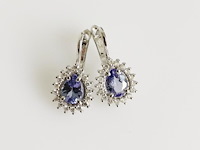 Earrings tanzanite - afbeelding 2 van  7